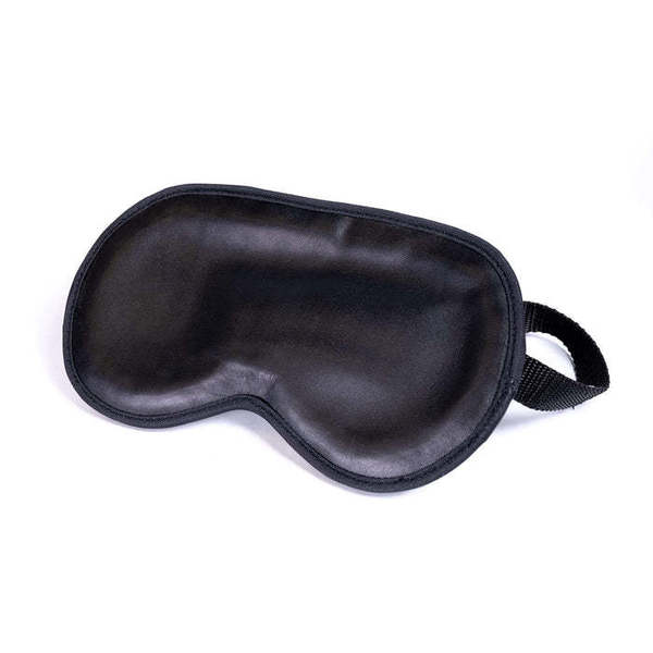 Dacasso Black Leather Sleep Mask EI-1009
